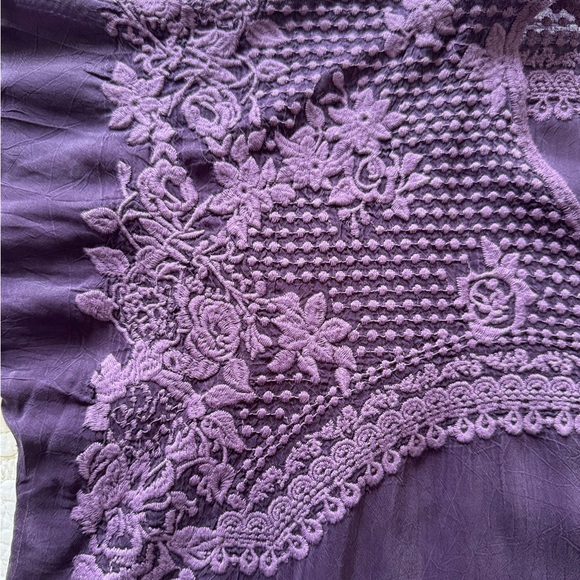 Johnny Was Purple Women's Top- Size S - Picture 4 of 10